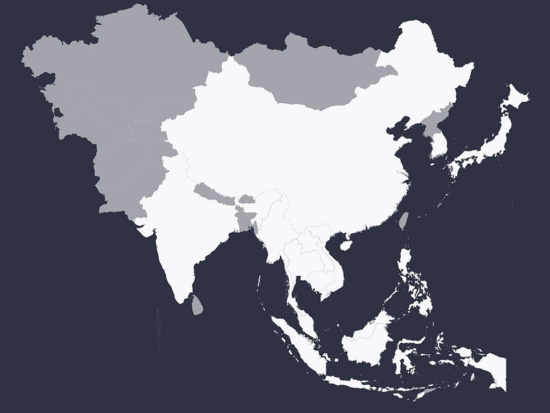 Asia map